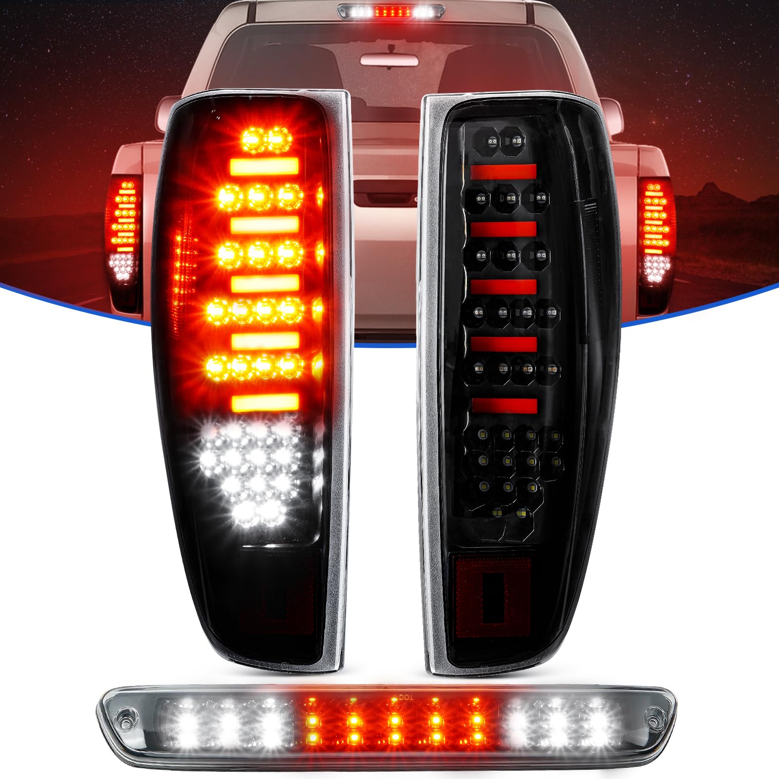 Tail Light APSVE Conjunto De Luces Traseras Compatibles Con Chevy Colorado 2004-2012 GMC Canyon 2004-2012... Tail Light Wiring Harness - Foto 11