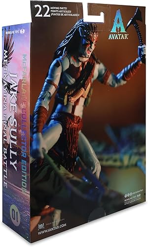 Miniatura 13 de McFarlane Toys - Avatar Fuego y ceniza Jake Sully (Metkayina Final Battle) Figura de acción de 7 pulgadas Edición Coleccionista McFarlane