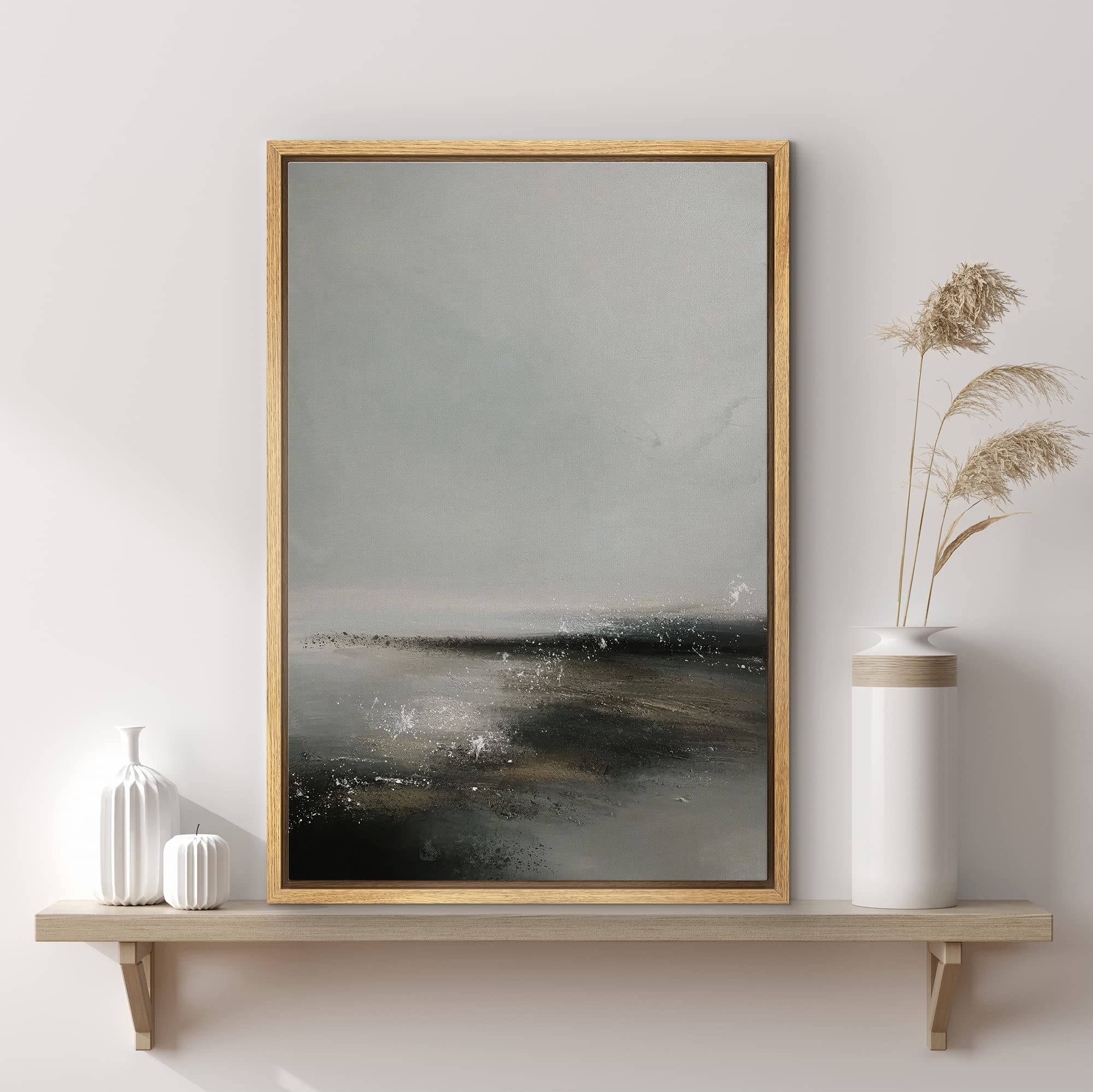 【SHUNER】Framed canvas Amazon.com: SIGNWIN Framed Canvas Wall Art Abstract Texture Canvas