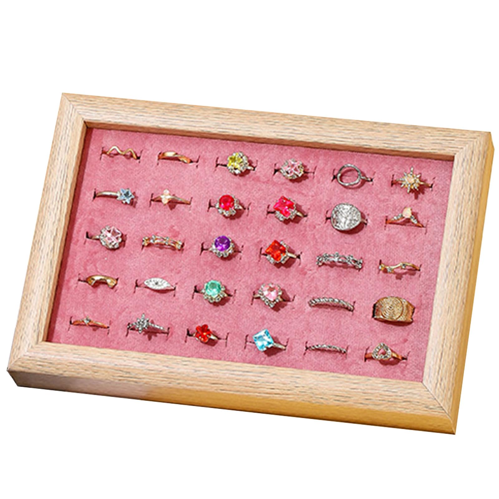Jewelry Display Stand Jewelry Holder Earring Bracelet Organizer Tray for Lovers Fashion Holder, フリーサイズ