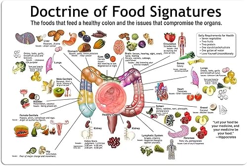 Youpinnong Doctrine Of Food Firmas - Pósteres sin marco, arte de pared, impresiones en lienzo para el hogar, dormitorio, sala de estar, decoración