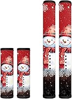 Vista 40 de Juego de 4 fundas protectoras de repuesto para manija de puerta de refrigerador con temática de té de la tarde para microondas, horno, refrigerador