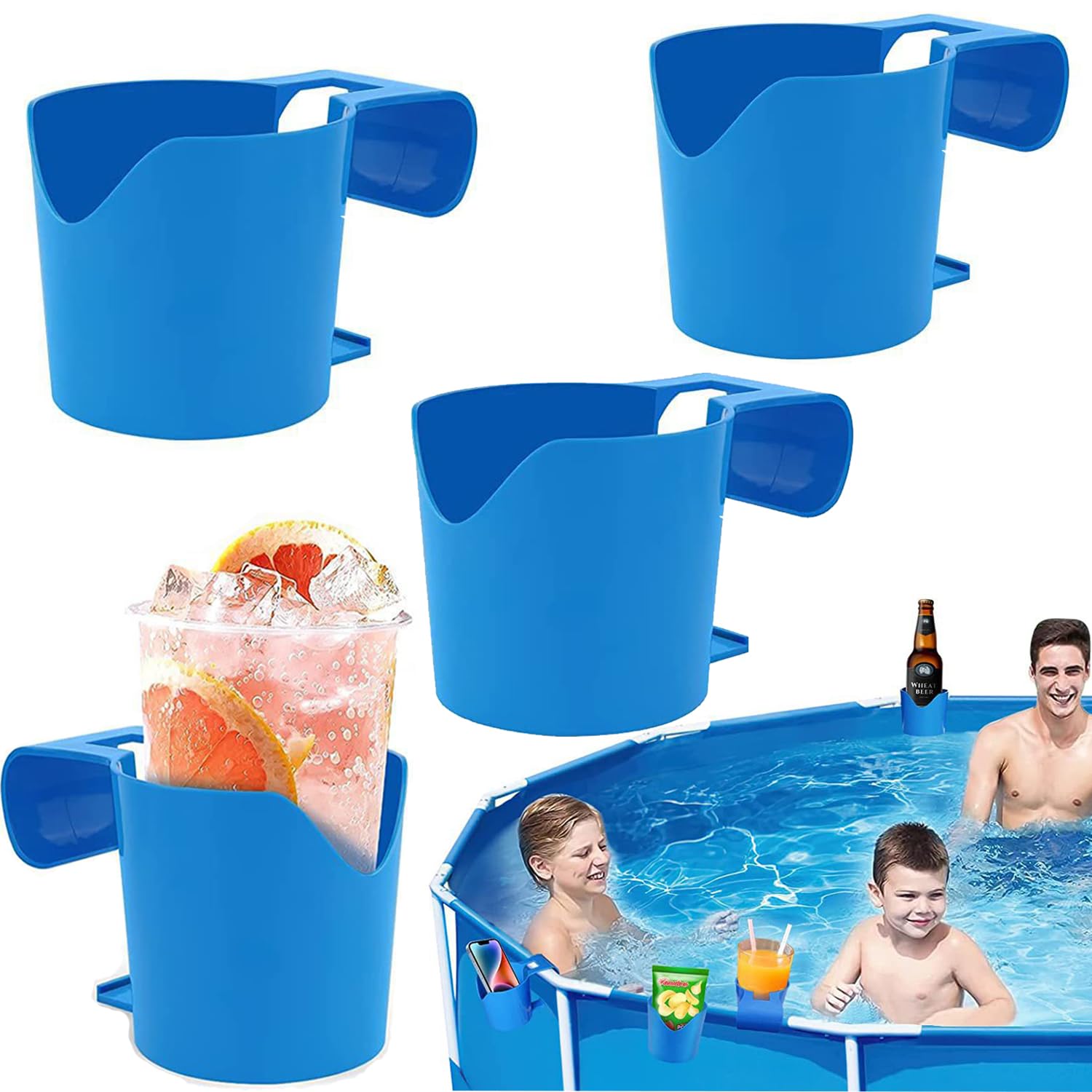 WANGCL 2 portabicchieri a Bordo Piscina per Piscine Fuori Terra