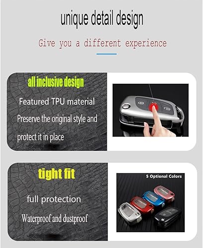 Miniatura 7 de Funda para llavero para Peugeot para Citroen C1 C2 C3 C4 C5 DS3 DS4 DS5 DS6 TPU suave funda plegable para llave de coche