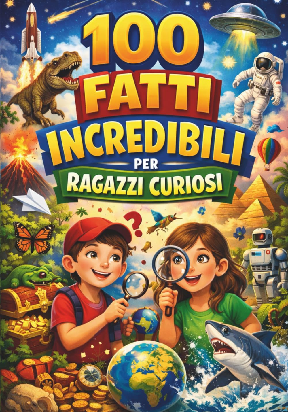 100 fatti incredibili per ragazzi curiosi - Curiosità incredibili su storia, scienza, tecnologia, invenzioni (Libro di curiosità per bambini e ragazzi intelligenti dagli 8 ai 12 anni)