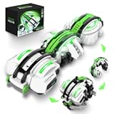 BAZADER RC Car with LED Lights - Remote Control Car Snakes 360° Roll Toy, Birthday for Kids Age 7 8 9 10 11+ Year Old, 2 Batteries 60+min, Indoor/Outdoor Toy for 6-12 yr Teen Boys