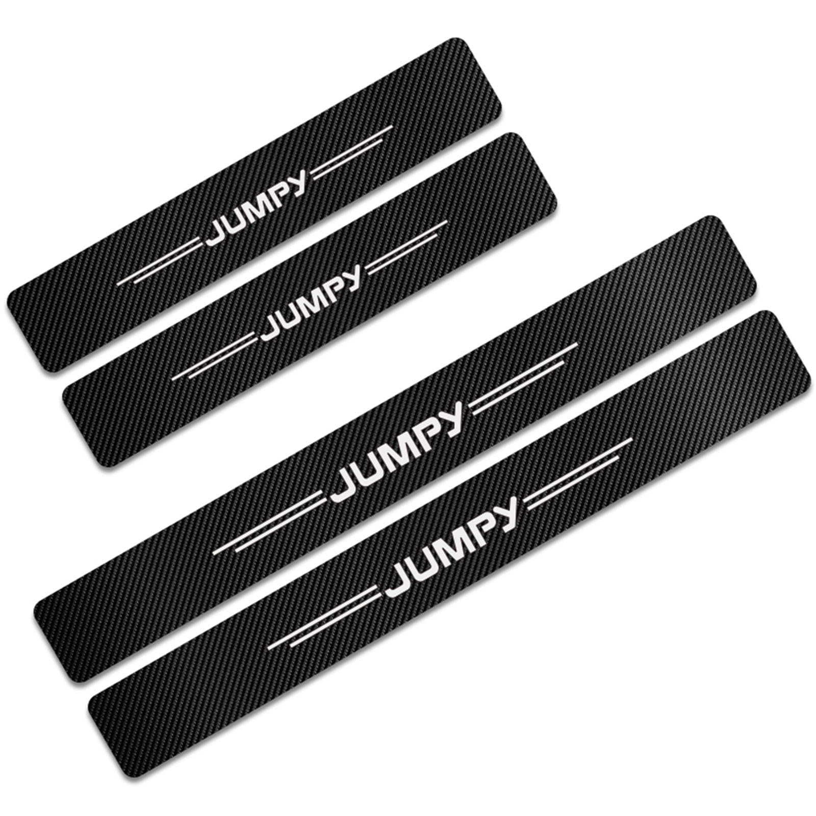 4pcs Car Door Sill Protector for Citr-oen C1 C2 C3 C4 C5 C6 C-Elysee VTS Xsara C-Crosser Berlingo Jumpy Nemo Car Threshold Scuff Plate Carbon Fiber Stickers Styling Accessories, Jumpy