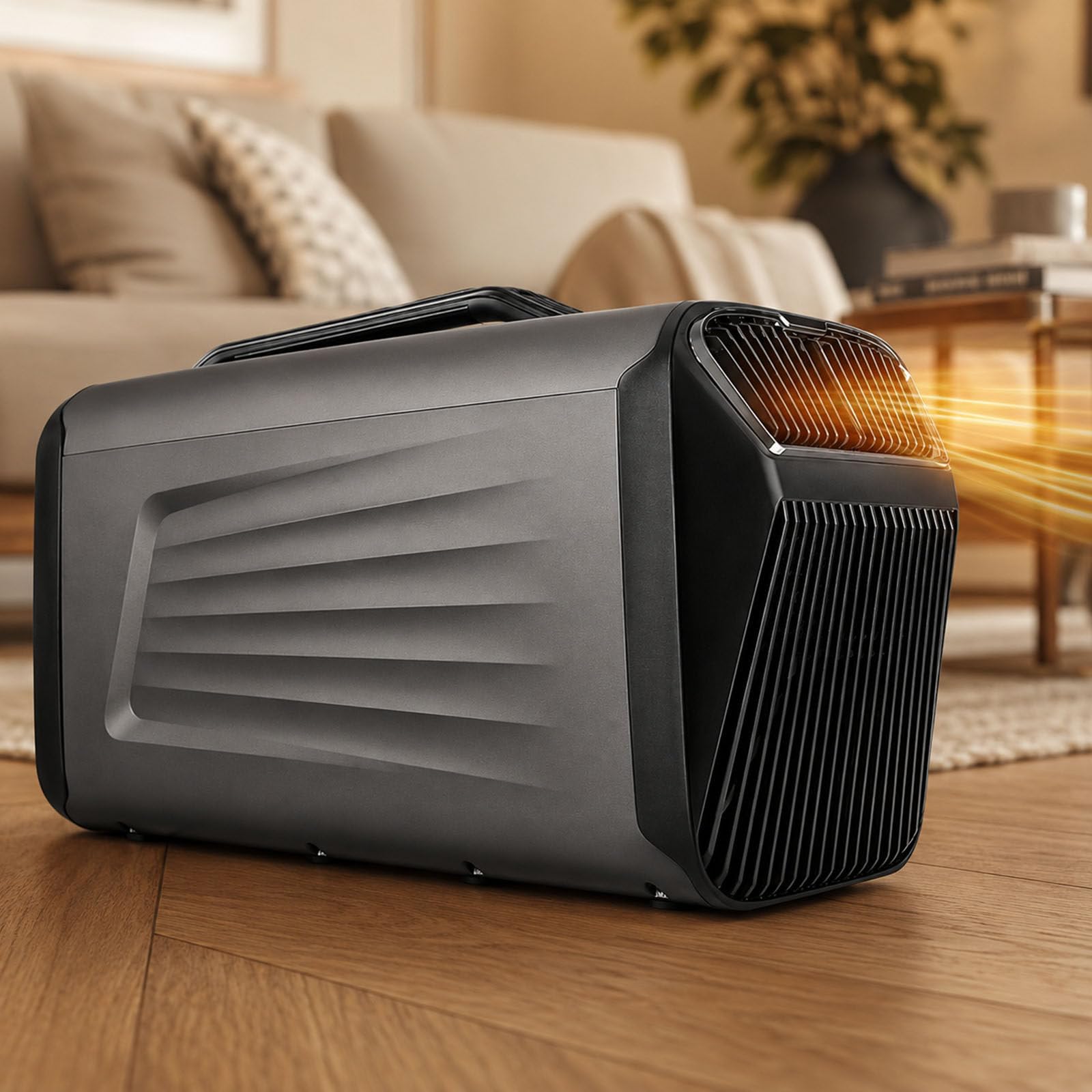 Climatiseur Portable,Climatiseur Mobile Réversible(Froid Et Chaud) Black