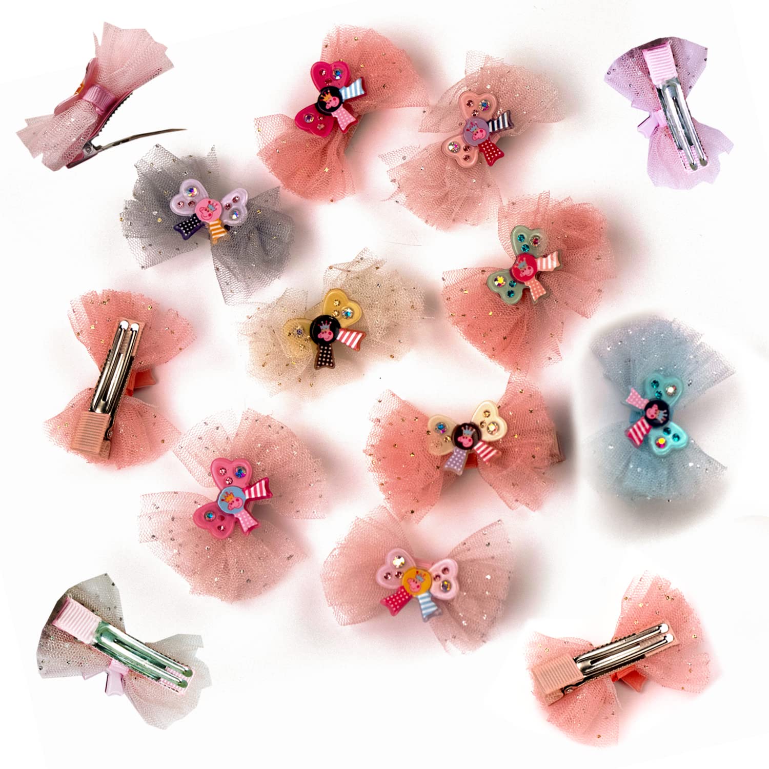 Evogirl Hair Clips Net Bow Hair Pin Slider Barrattes Accessories For Girls, Kids (Butterfly), Multicolor, Pack of 1 (B09QCR5DR1) Amazon Price History, Amazon Price Tracker