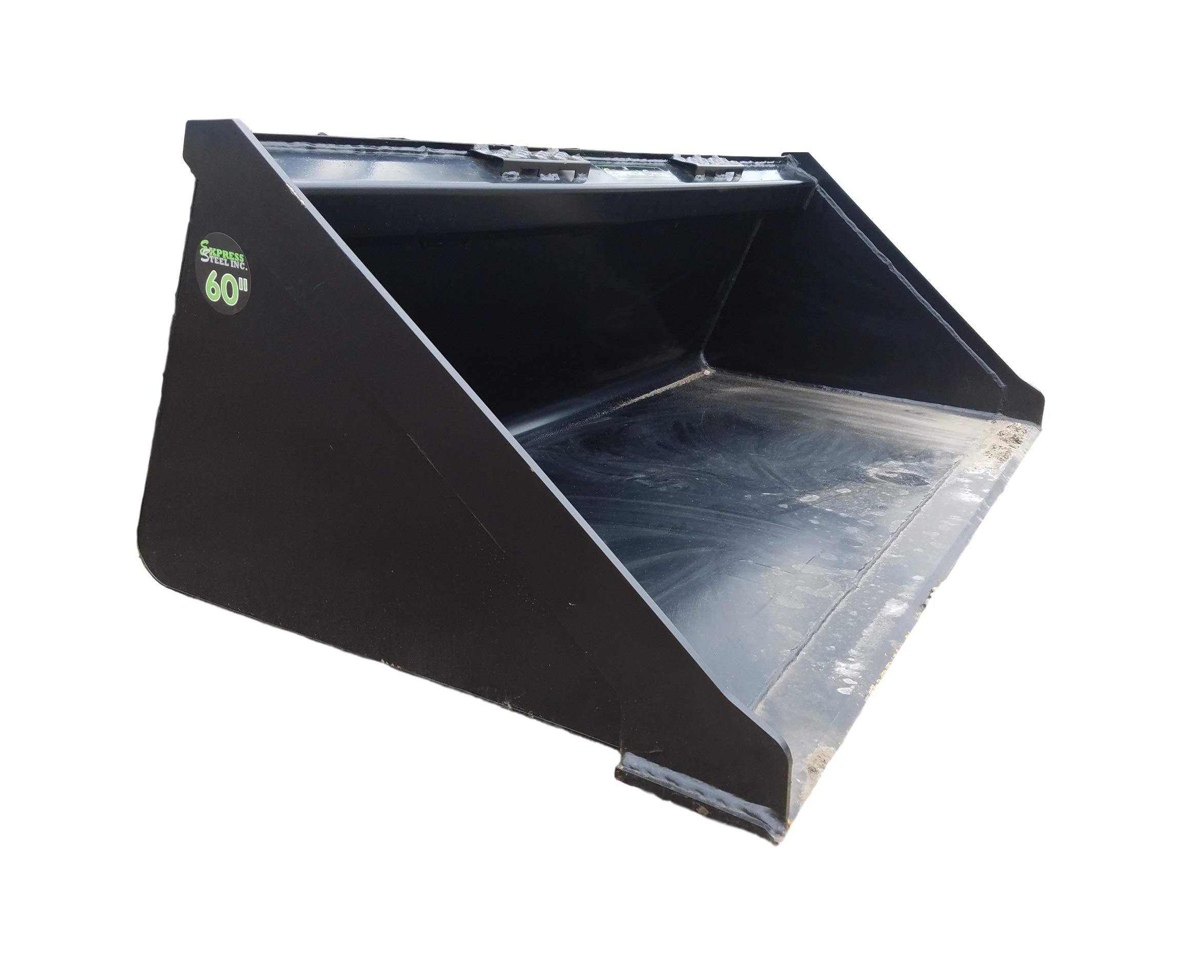 Buy ES 60" Smooth Bucket Skid Steer Loader Tractor Quick Attach Online