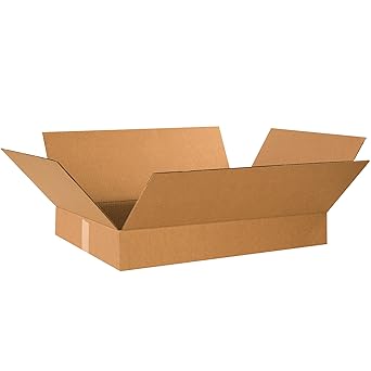 BOX USA B19123 Flat Corrugated Boxes, 19