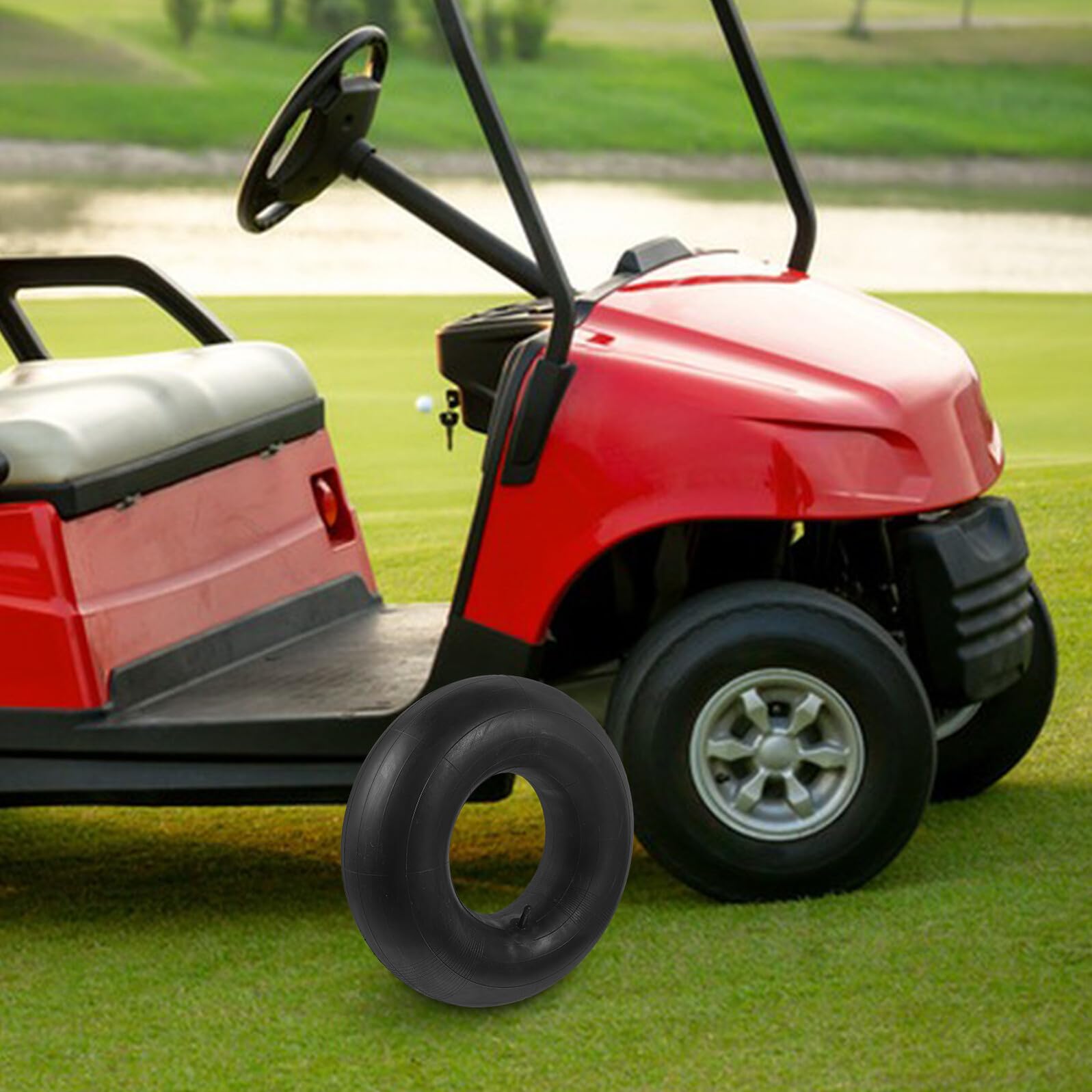 2 Szt. Dętki Do Kosiarki Ciężka Dętka Do Traktorka Ogrodowego Wózka Golfowego i Taczki Odporna Przecieki Łatwa Montażu Trwała