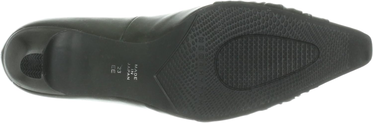 Bund view of the NEORHYTHM NE8730 Elegance Pump, displaying the synthetic sole and 'Made in Japan' marking.
