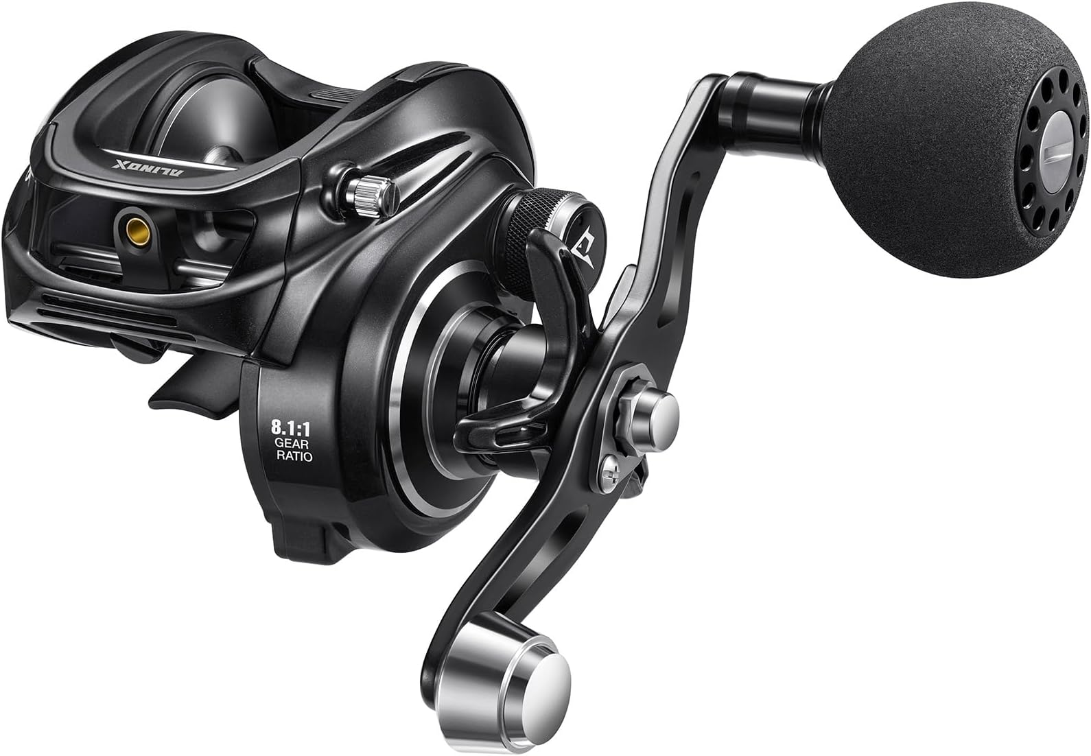 Piscifun Alijoz 300 Baitcaster Fishing Reel,Aluminum Frame Baitcasting Reel, 33Lbs Max Drag, Freshwater & Saltwater Low Profile Casting Reel for Musky, Available in 6.6:1/8.1:1 Gear Ratio