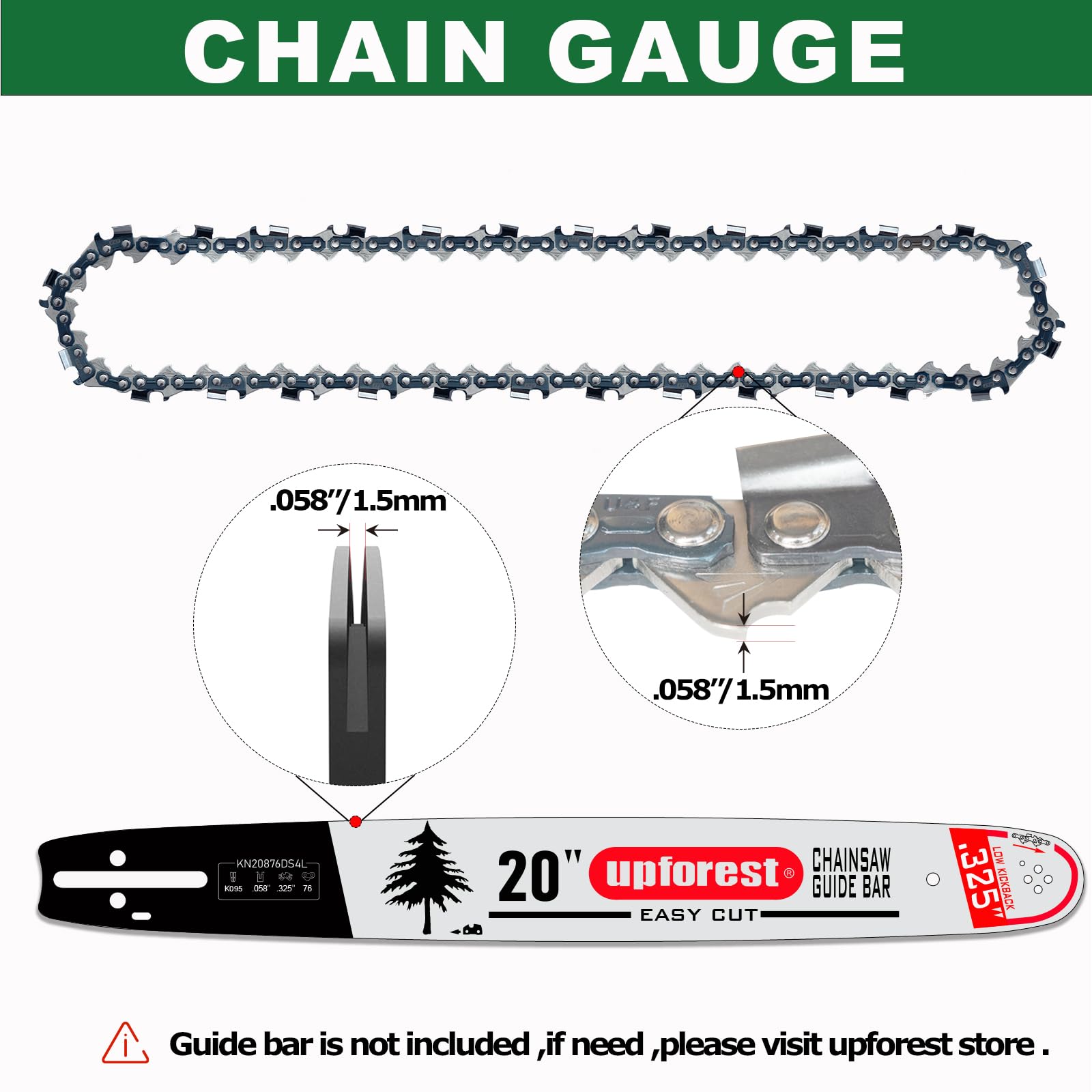 Amazon.com: 20 Inch Chainsaw Chain SW-B76,325 Amazon.com: 20 Inch Chainsaw Chain SW-B76,325