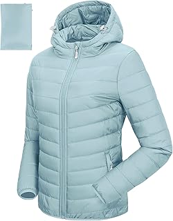 Sponsored You’re seeing this ad based on the product’s relevance to your search query.Learn more about this advertisement 33,000ft Women's Lightweight Quilted Jacket, Packable Transition Jacket with Pockets, Lined Warm Puffer Jacket with Hood for Outdoor, Leisure, Hiking