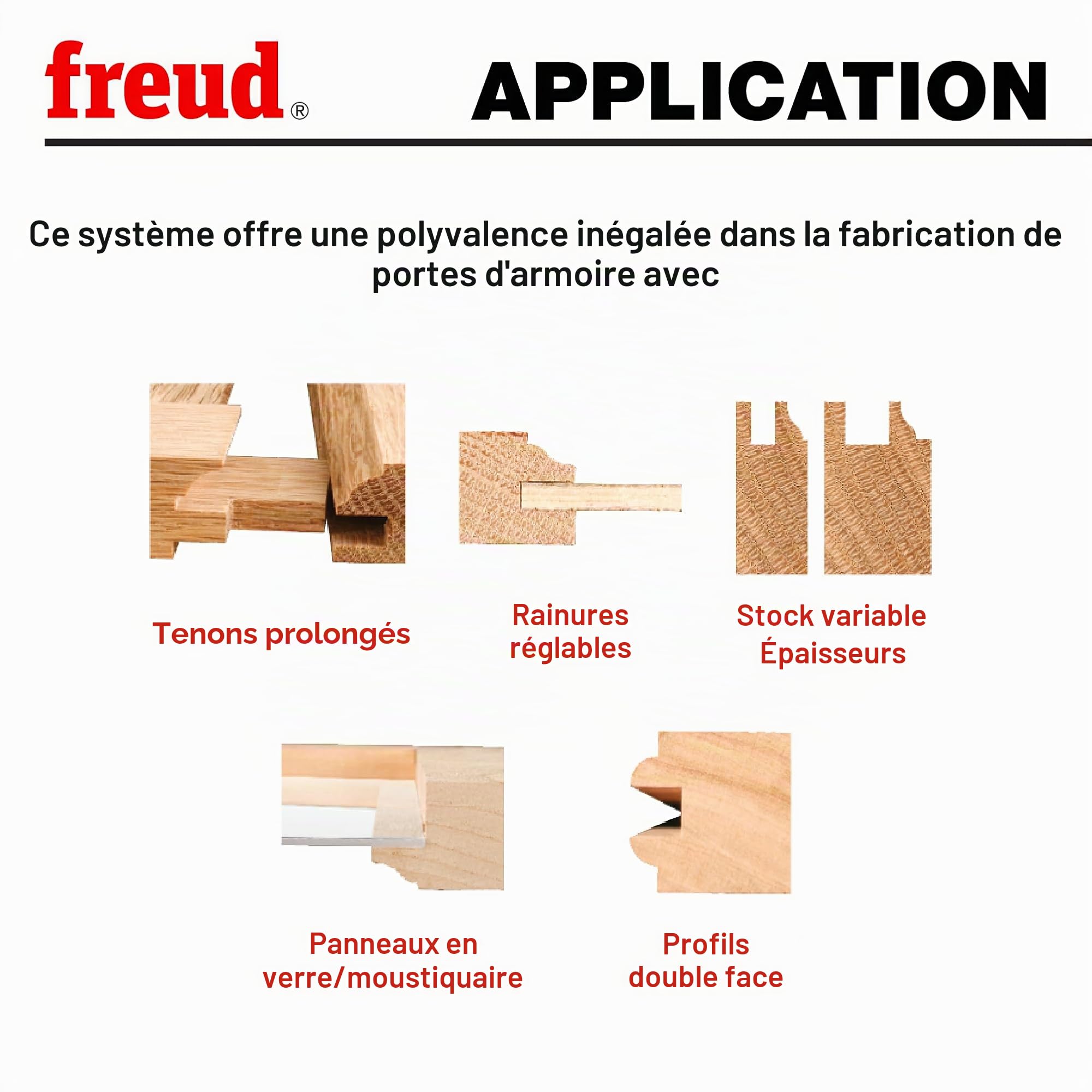 Freud – Fraise à rainurer pour bois 1,2 cm à 3 cm avec tige de 1,2 cm, 99-001, 99-762