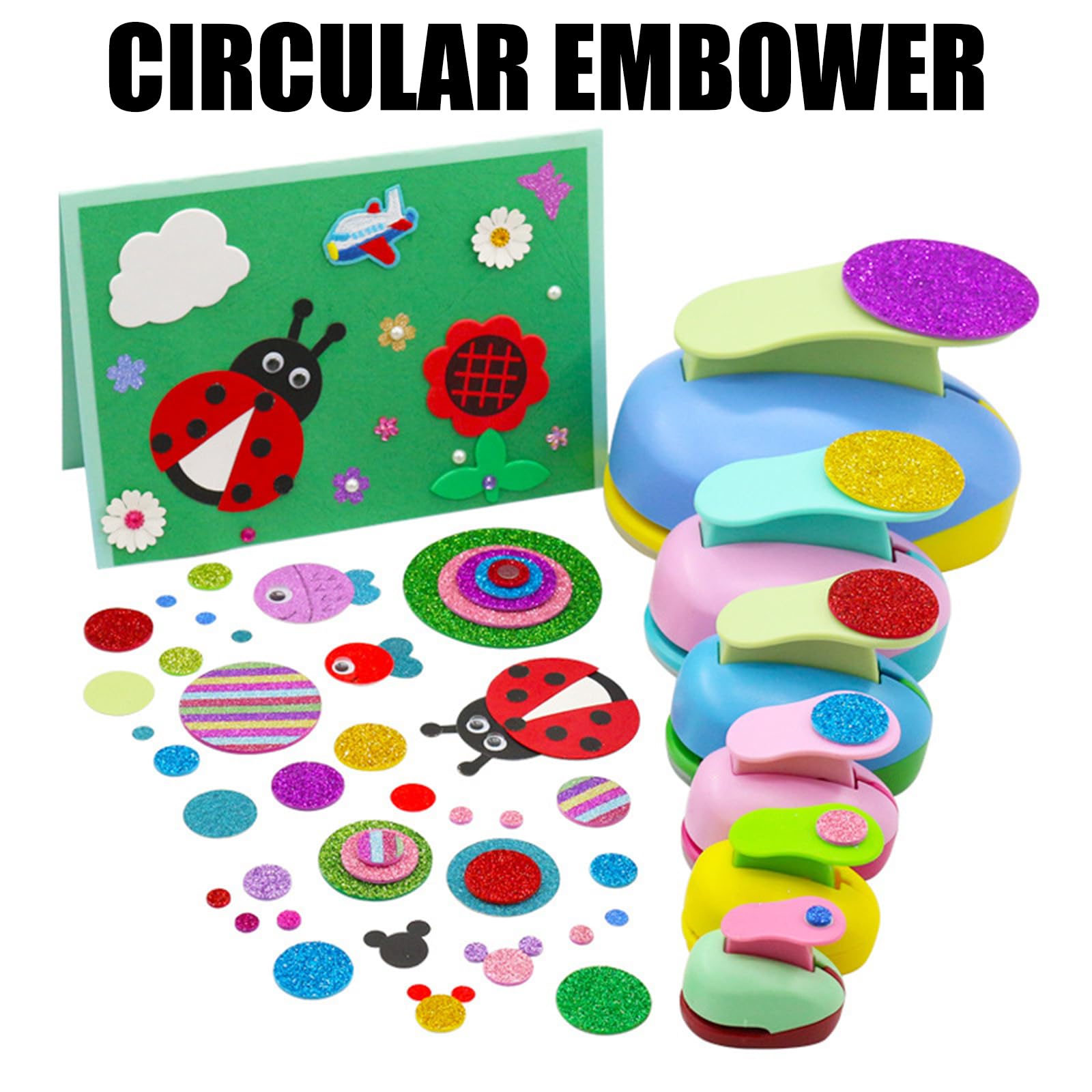 Perforateur rond portable, poignée ergonomique, papier, XXL