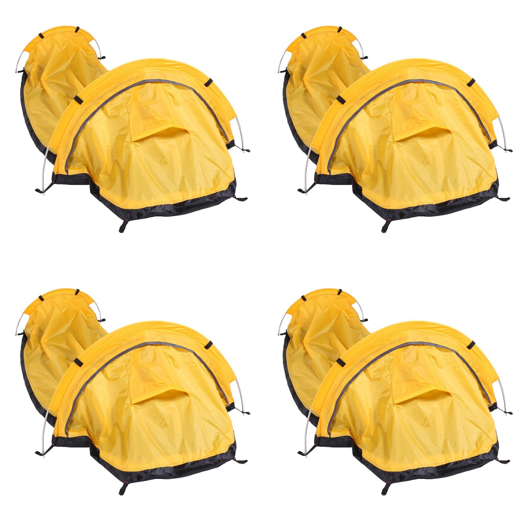 4X Ultraleichtes Biwak Zelt Einzel Person Rucksack Biwak Zelt Wasserdichter Biwak Sack für Camping ÜBerlebens Reisen im Freien