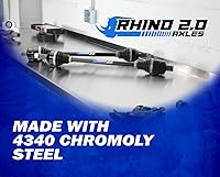 Vista 4 de SuperATV Eje de longitud de serie Rhino 2.0 para Polaris RZR Trail 900 Sport/Premium/Ultimate 2021+ 1 eje trasero Fabricado con cromo 4340 Más
