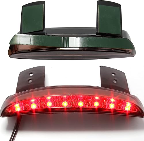 Miniatura 7 de MISS MOLY Señales de Giro LED Rojas para Motocicleta Luz Trasera Cafe Racer Parachoques Trasero Borde Freno