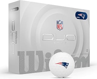 Wilson 2025 Duo Soft NFL Golf Ball - 12 Balls, White, Atlanta Falcons