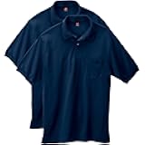 Men's Short Sleeve Jersey Pocket Polo (Pack of 2)