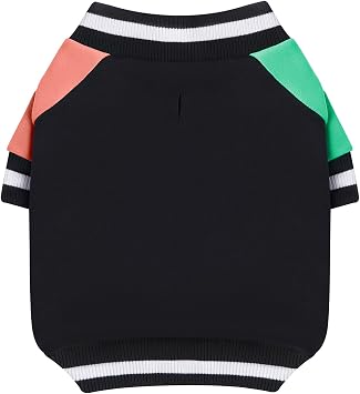 Cute Dog Sweater - Stretchy Dog Pullover Sweatshirt,Soft and Warm Winter Clothes for Boy & Girl Dogs,Suitable for Puppies & Adult Dogs Black+Blue+Orange, X-Small