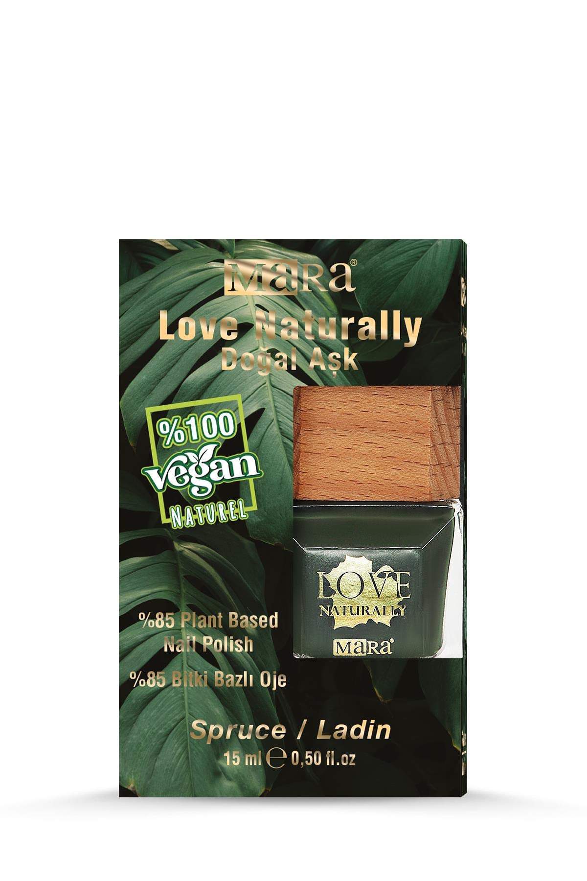 MARA KOZMETİK Love Naturally Doğal Vegan Oje 15ml Ladin