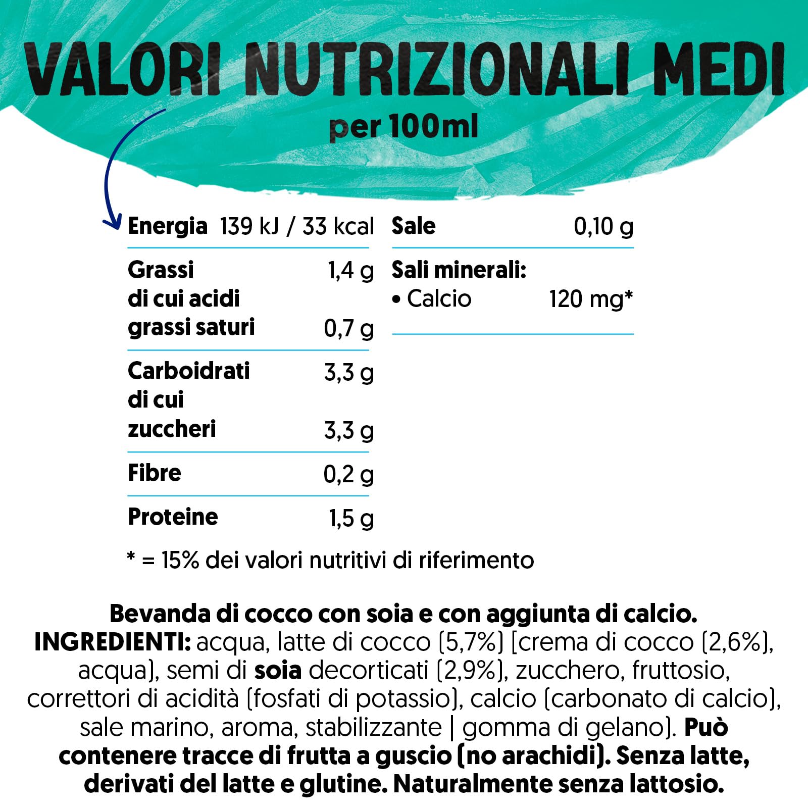 ALPRO BARISTA PROFESSIONAL, Bevanda al COCCO, Naturalmente Senza Lattosio, per Deliziose Creazioni da Bar 100% vegetale, Senza Glutine - 8 confezioni x 1 Litro