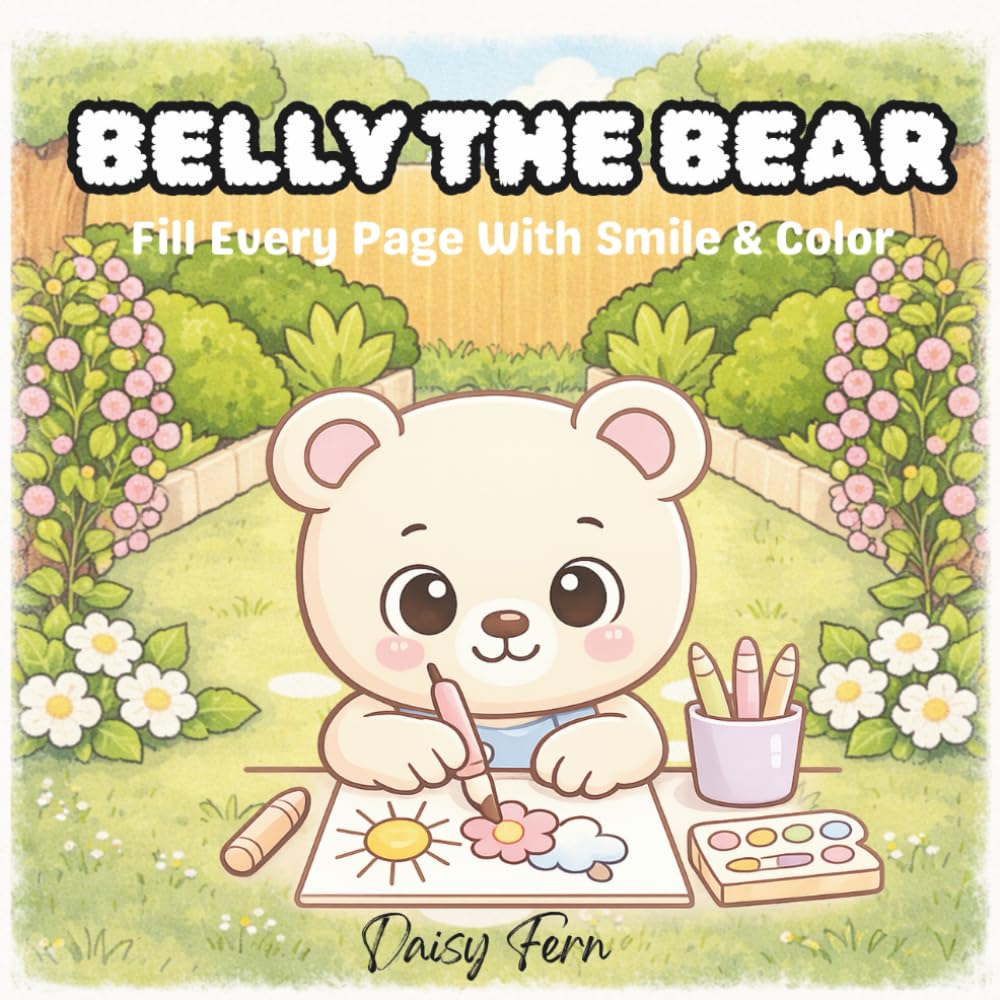 Belly The Bear: Fill Every Page With Smile & Color