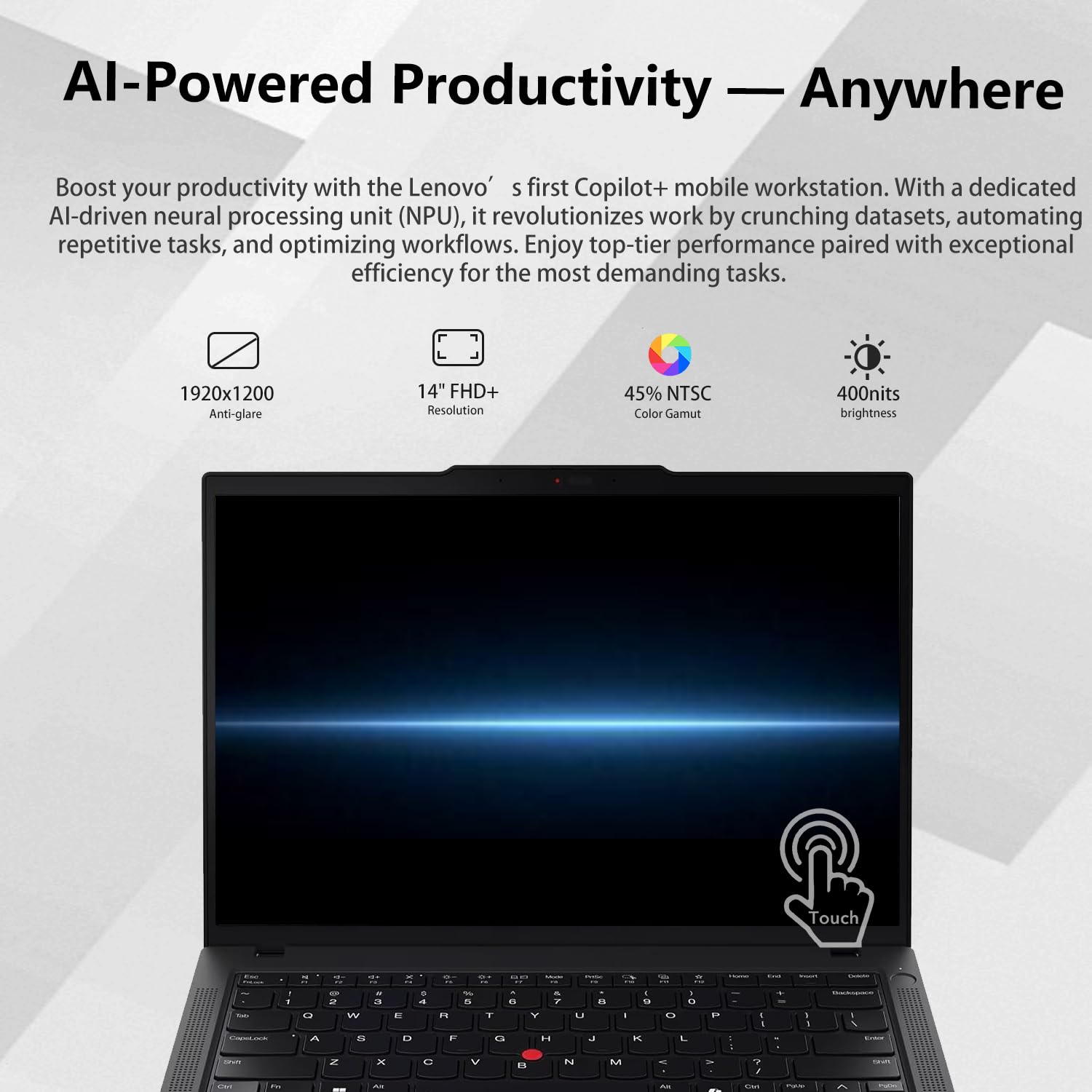 Lenovo ThinkPad P14s AI Capable Business Laptop, 14