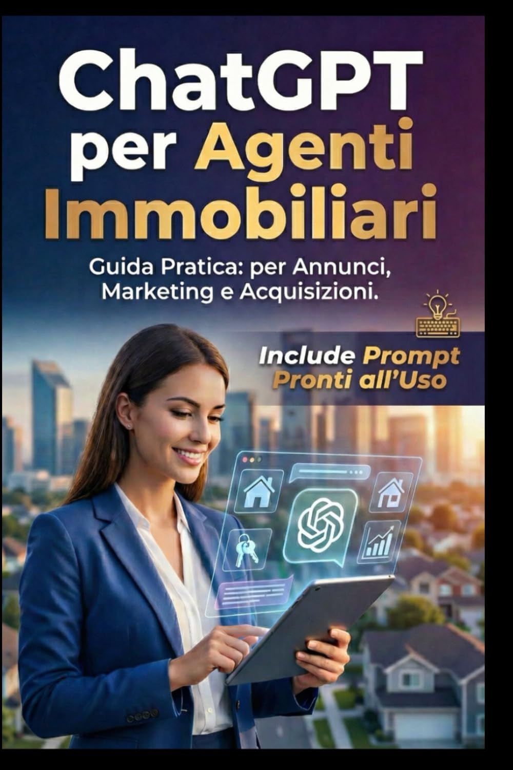 ChatGPT per Agenti Immobiliari vendi casa: Guida Pratica all'Intelligenza Artificiale per il Real Estate:+ Prompt per Scrivere Annunci, Fare Marketing e Acquisire Nuovi Incarichi.