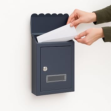 Assorted Collections Wall Mounted Post Box with 2 Keys
