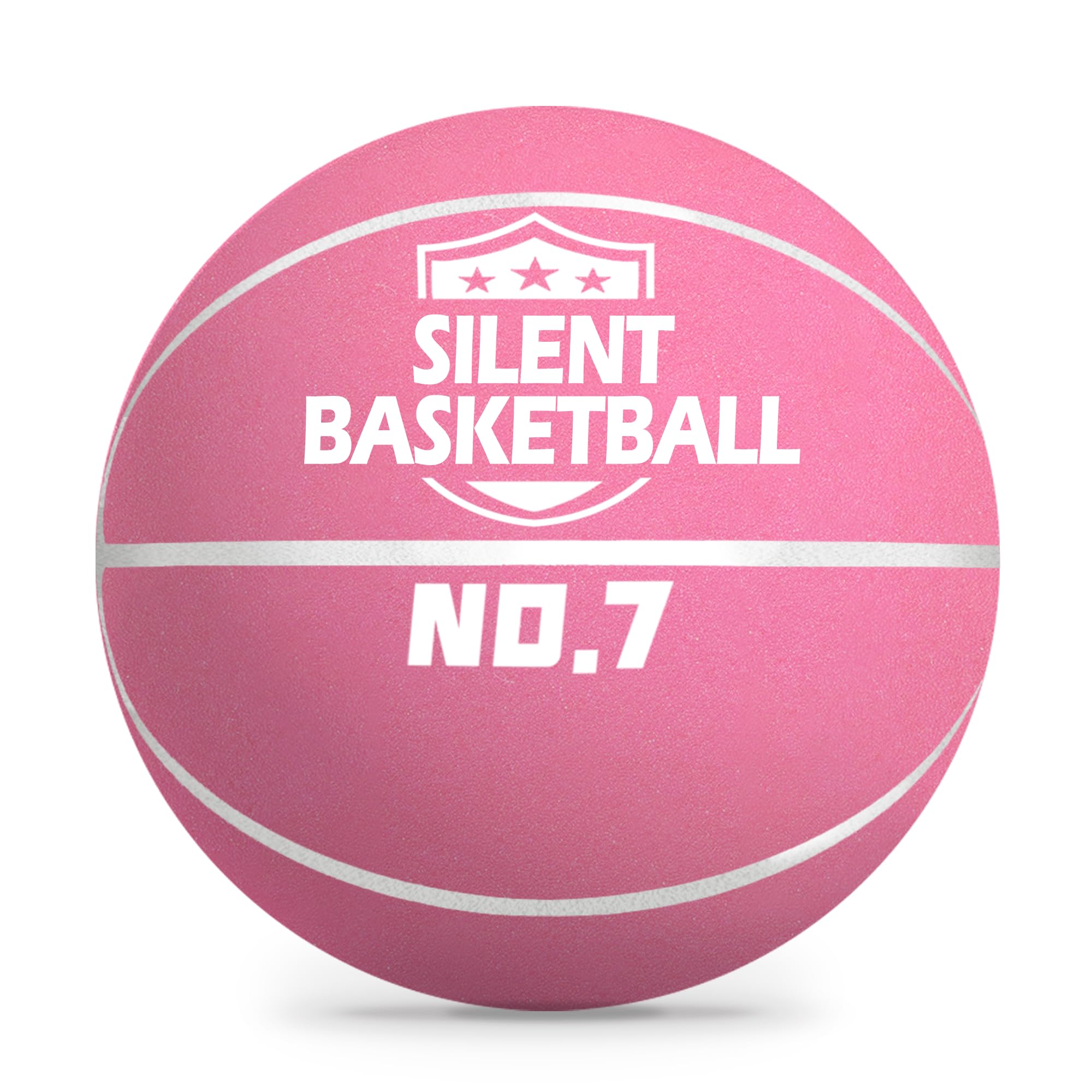 upgraded silent basketball size 7 - indoor noiseless airless foam basketball?heavier & improved bounce for real-like dribbling?dribble dream training ball?soft soundless bounce