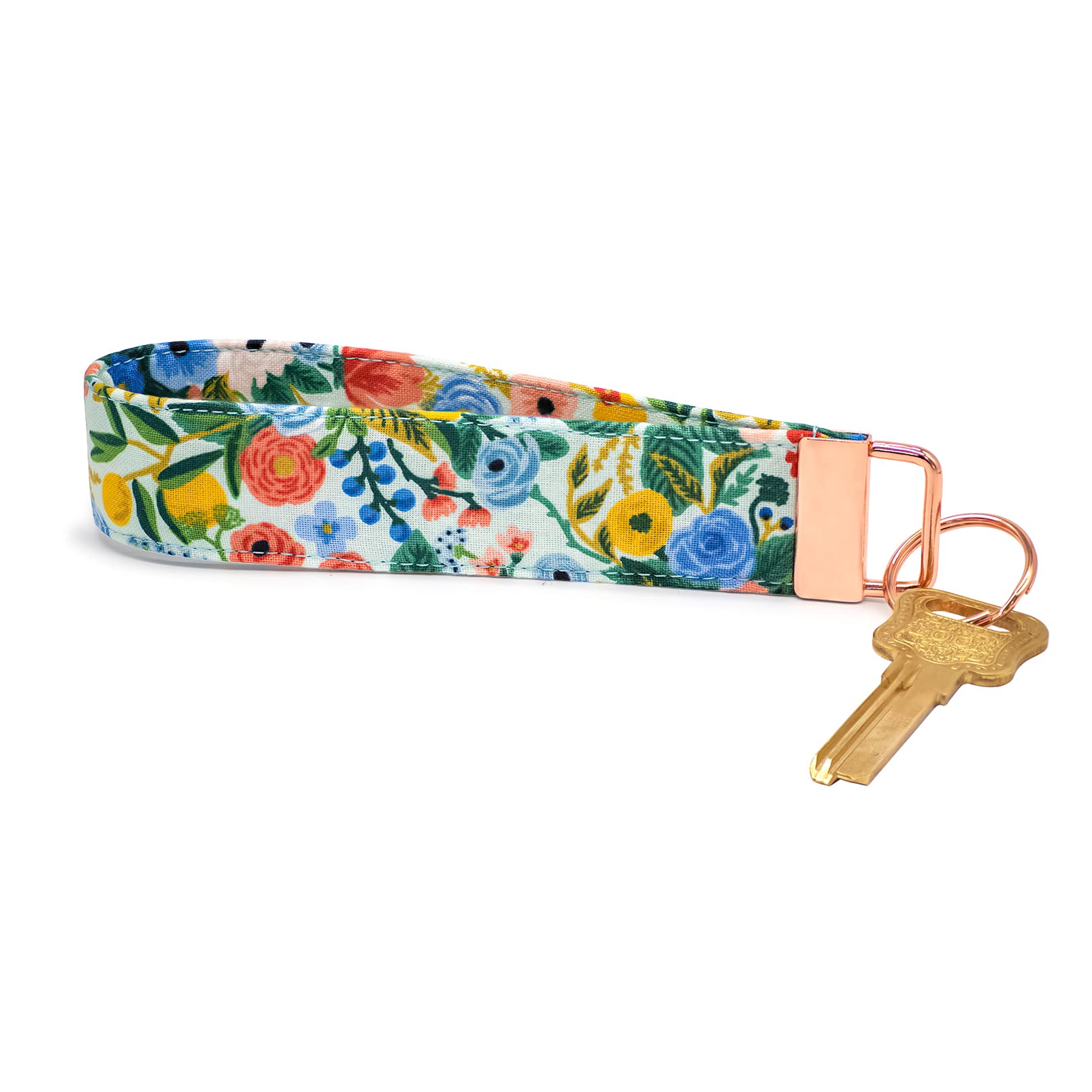 LNKRE JEWELRY Fabric Wristlet Keychain Holder, Short Lanyard for Keys, Wallet and Car Accessories