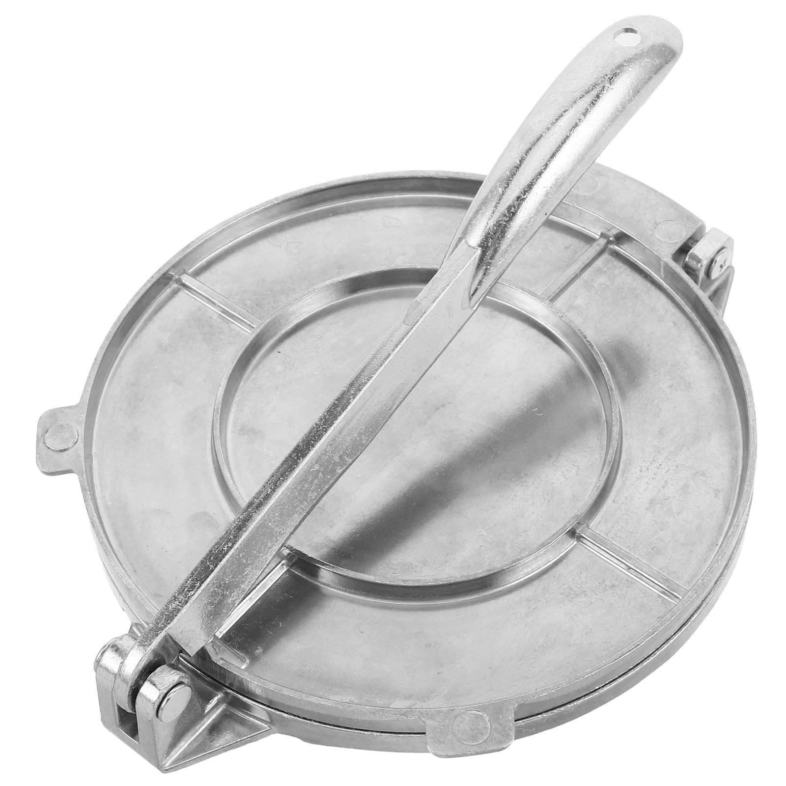 VALICLUD Prensa para Tortillas de Maíz Metálica Antideslizante 16 Cm Herramienta Manual para Hacer Masa de Empanadas y Dumplings, Molde Resistente para Cocina Casera y Tortillería Mexicana