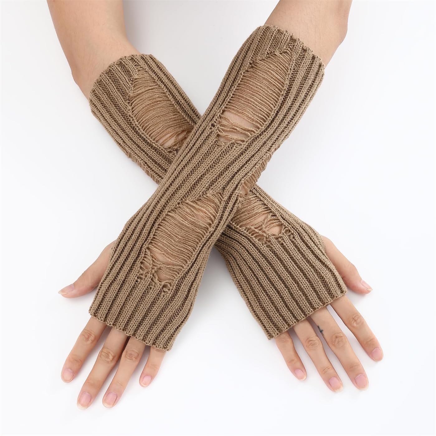 Therian Gear Y2K Vêtements, Grunge Clothing – mitaines, Bonnet Emo, cinq bracelets Fairycore