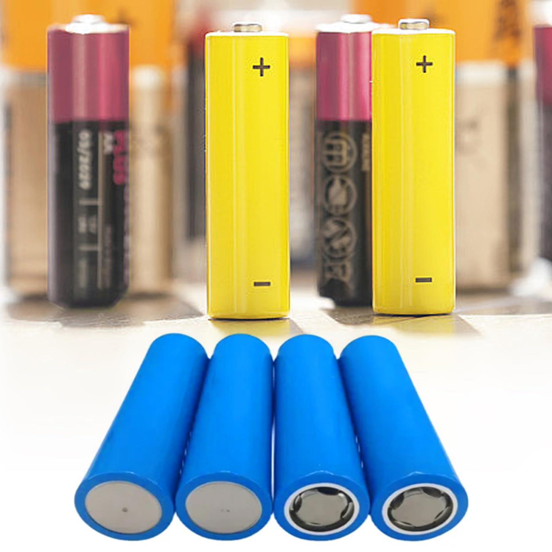 100pcs 21700 Wraps de Batterie, enveloppe Thermique en PVC pour l'isolation de la Batterie, Film Bouclier Thermique pour Emballage extérieur, Bleu