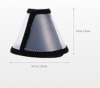 Vista 7 de balacoo Collar de recuperación de hámster pequeño para mascotas, suave, mini círculo Elizabeth, cono de cuello ajustable para animales pequeños