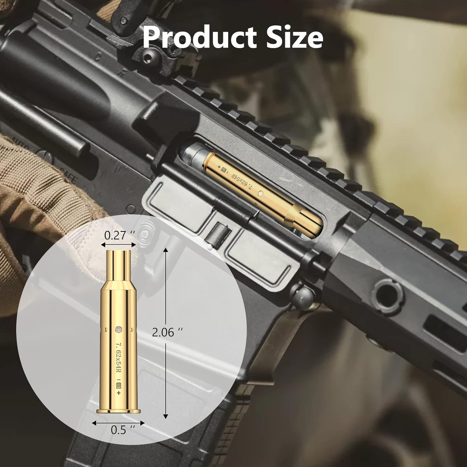 Sightmark Viseur de Canon pour Fusil avec Laser Rouge 7.62x54R
