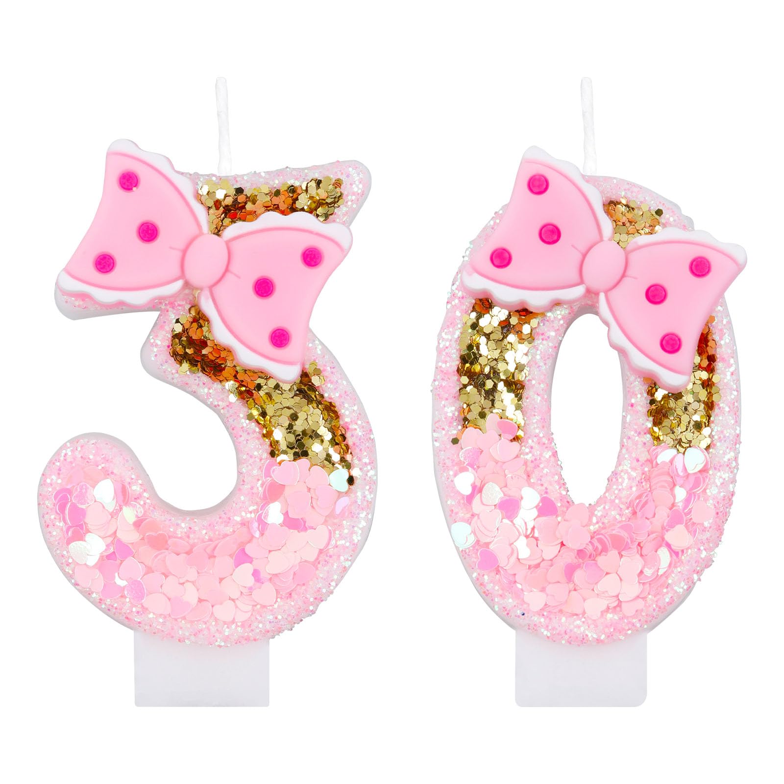 Kpop Birthday Candles - Purple Crown Number 4 -30