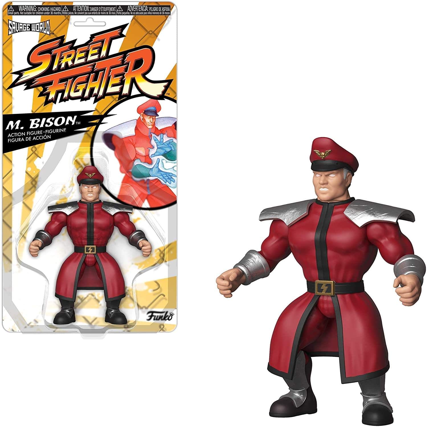 Funko POP！　ストリート　ブランカ　ダン　バイソン　フィギュア Amazon.com: Funko Savage World: Street Fighter - M. Bison : Toys