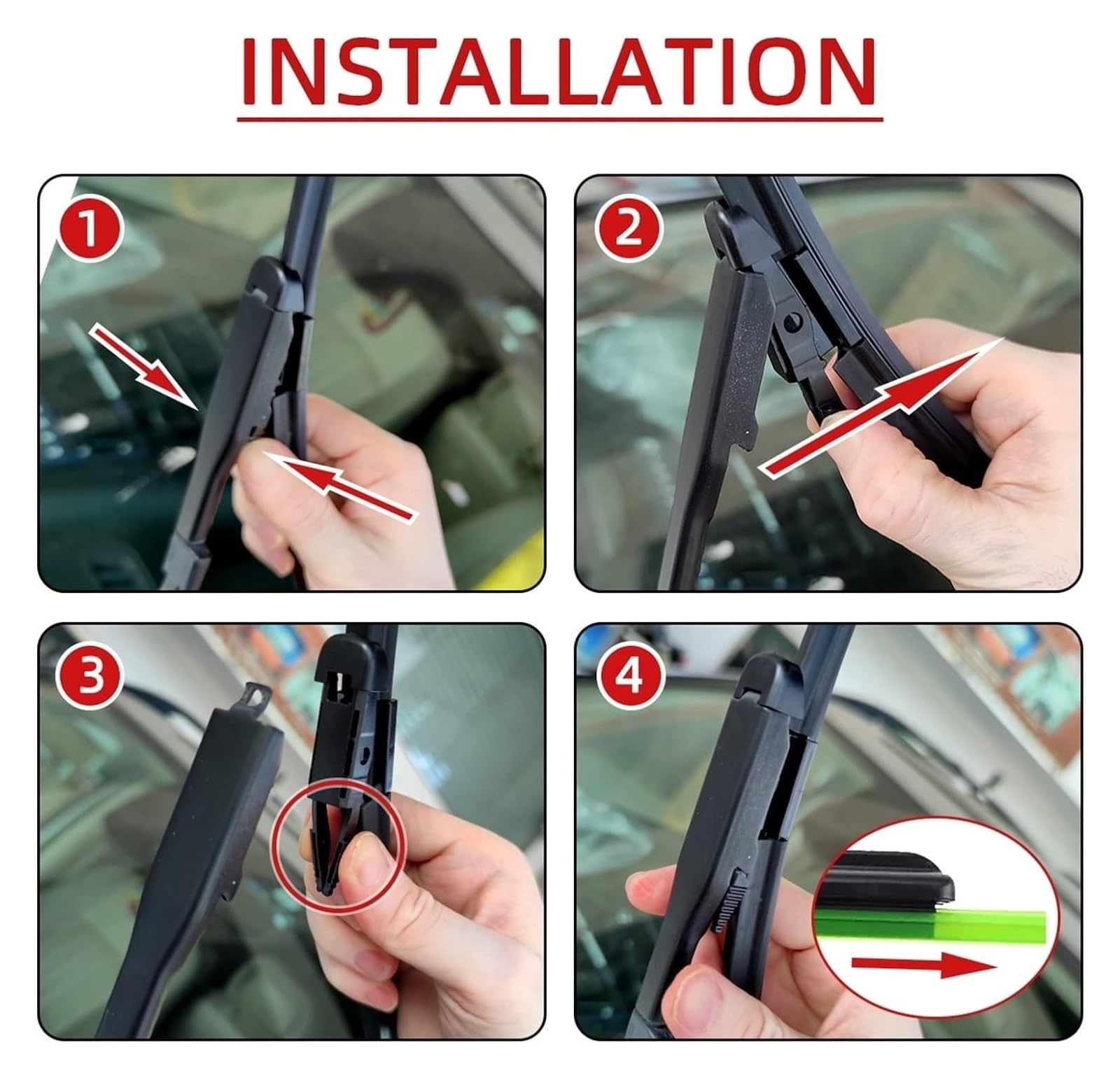Tergilunotto Automobilistico per F&ORD per Edge MK2 per Endura 2015-2019 Spazzole Tergicristallo Auto Spazzole Anteriori Posteriori Spazzole Accessori 28 "+ 28" + 15"