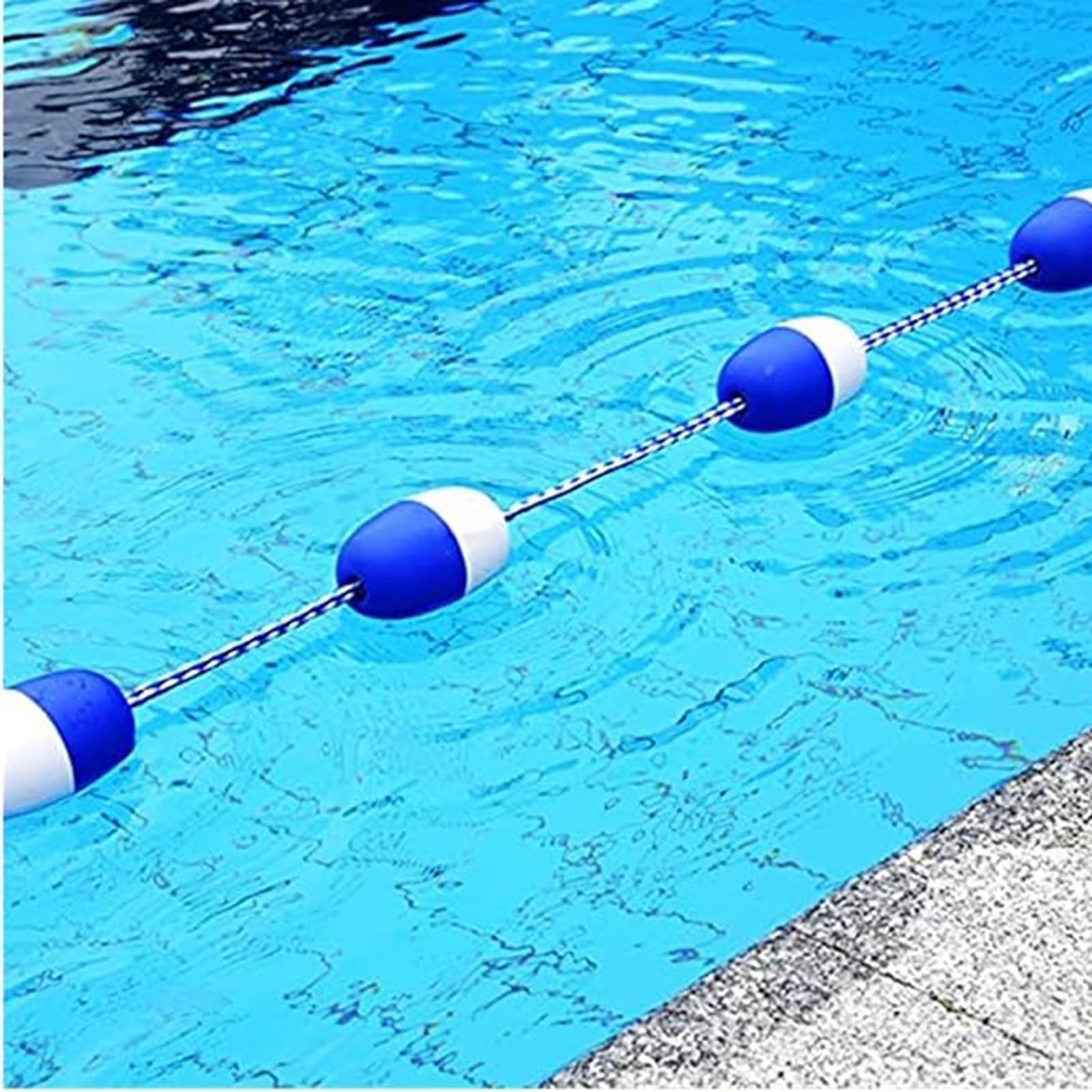 Ligne de flottaison de piscine 5m50 kit de corde séparateur