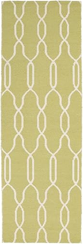 Mark&Day - Alfombras de área de 2 x 8 pies, alfombra de transición marrón oscuro, alfombra marrón y blanca para sala de estar, dormitorio o cocina