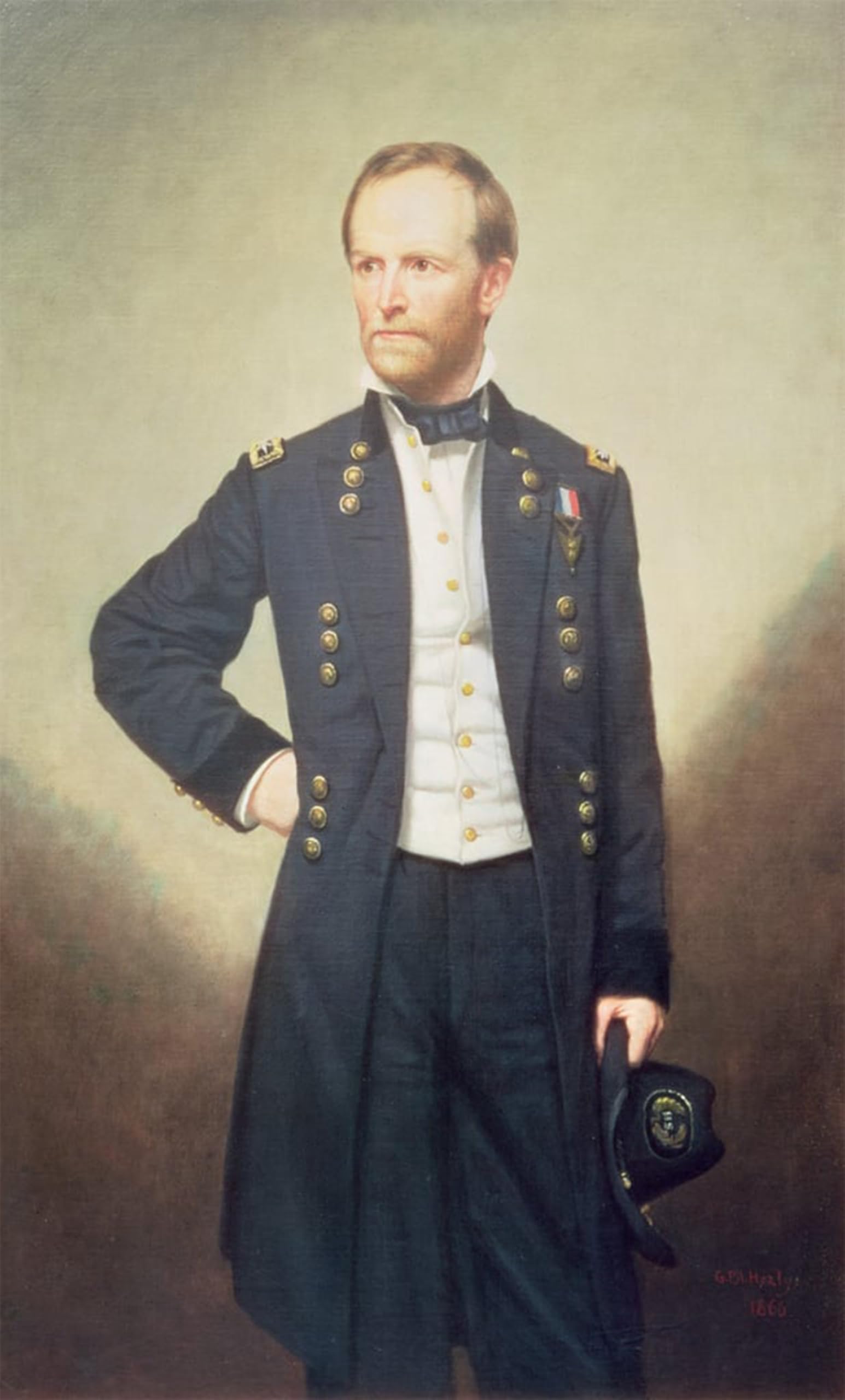 POSTERIIk Famous Animal Posters Vintage Picture General William Sherman by George Peter Alexander Healy Modern Wall Decor for Home Decor 60x90cm