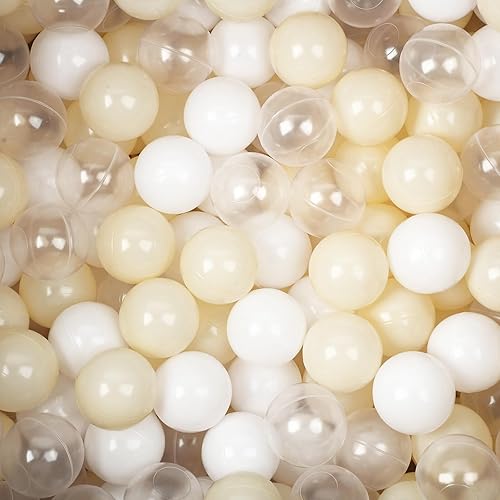 400 bolas coloridas para piscina, de plástico suave, bola oceánica de 2.2 pulgadas, bola de plástico para niños pequeños, cumpleaños, decoración de