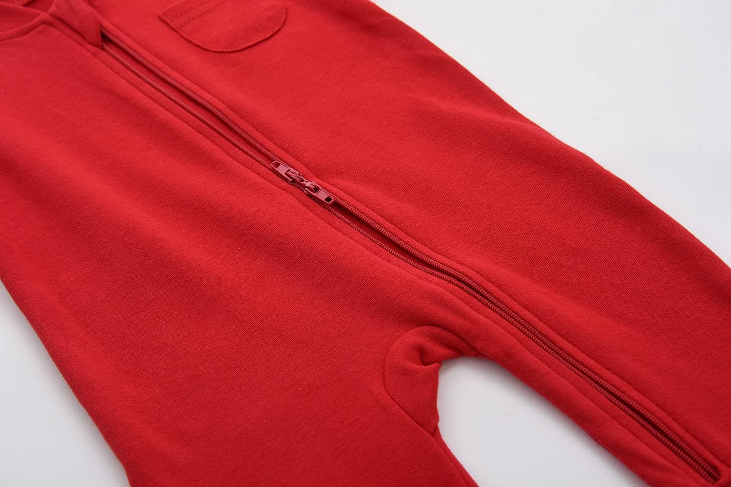 Baby 2 Way Zipper Pajamas Girls Boys 100% Cotton Footed Sleep and Play with Mitten Cuffs 0-12 Months - Image 2