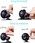 Dash Cam Mount Compatible with CHORTAU Apexcam Dash cam, Suction Cup Easy to Install and Use, Replacement Strong Suction Power Hight Durability and Removeable 2 Pcs